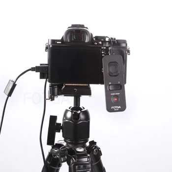 FOTGA Fotoaparat Daljinsko upravljanje za Sprostitev Zaklopa za Sony RX10 HX50 HX60 A7R RM-VPR1 A-5100 A-7S A-5000 Fotoaparati