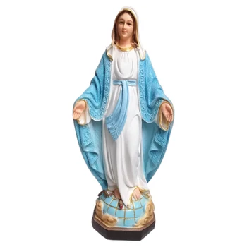 Katoliška Kiparstvo Smolo Namizni Kip Dekorativne Figurice Slika marije Lurdu Devica Marija Kip, Višina 30 cm