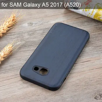 Vintage ohišje za Samsung Galaxy A5 2017 A8 Plus 2018 A6 Plus A7 2018 A8 mehko TPU &les PU usnja, kože, ki pokriva coque fundas