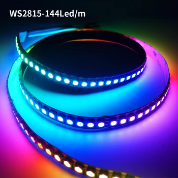WS2815 led trakovi, trak, （WS2813 WS2812B nadgradnjo） Smart led trak svetlobe 1m/2m/3m/4m/5m DC12V Naslovljive Dual-signal RGB Led Trakovi
