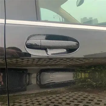 WELKINRY za Benz V-RAZREDA V-Klasse VITO W447-2019 v220d V250 Metris ogljikovih vlaken zrn vrata avtomobila ročaj doorknob skledo trim