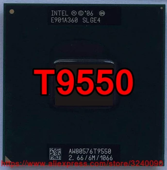 Original Intel Core Duo T9550 CPU 6M Cache,2.66 GHz,1066MHz FSB Dual-Core Prenosnik, procesor brezplačna dostava
