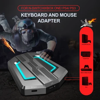 HXSJ Mobilne Wireled Gaming Tipkovnica Miška Pretvornik za PS4 za Eno za Nintendo Konzole Stikalo