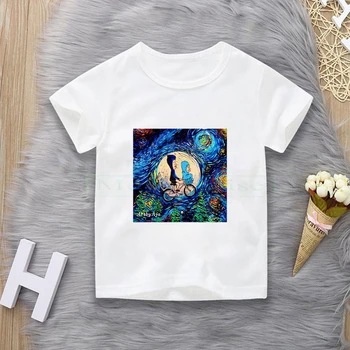 Harajuku Dekle akvarel art T-Shirt Poletje ženske t-shirt maiden srčkan priložnostno Tees pisane Plesalka ženski zgornji deli oblačil