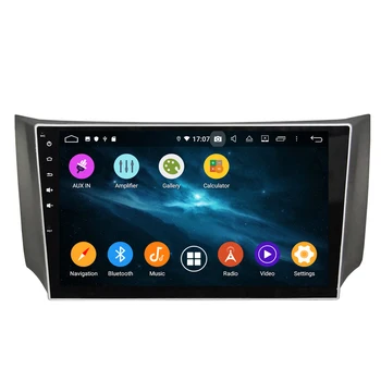 Vgrajen DSP Android 9.0 Avto DVD predvajalnik, GPS GLONSS Navigacija Za Nissan sylphy Sentra pulsar 2012-2017 auto večpredstavnostna stereo