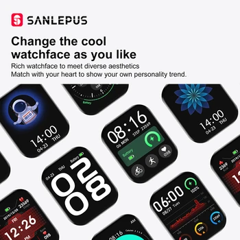 2020 SANLEPUS EKG Pametno Gledati Bluetooth Klic IP67 Nepremočljiva Smartwatch Moški Ženske Srčnega utripa Za Android, Apple Xiaomi