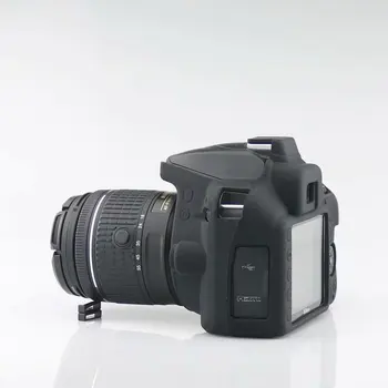 Fotoaparat Torba Ohišje za Nikon D90 D3300 D3400 D3500 D5100 D5200 D5300 D5500 D5600 DSLR Mehke Silikonske Gume Varstvo Primeru