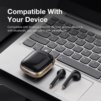 SANLEPUS Led Slušalke TWS Brezžične Bluetooth Stereo Slušalke Čepkov Slušalko Z Brezžično Polnjenje Za Xiaomi Android, iOS
