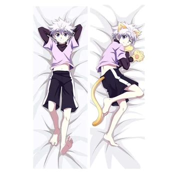 1Pc Anime Hunter X Hunter Telo Vzglavnik Killua Zoldyck Kritje Doma Dekoracijo Pillowcases Natisnjeni Dolgo