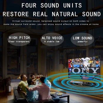 40W TV Sound Bar Žično in Brezžično Bluetooth Doma Surround SoundBar za PC Kino 3D Surround DSP TV Dvojno Zvočnika, Subwoofer