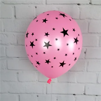 Big Latex Romantično Round baloni za 2,8 g 100 Decahedron natisnjeni Poroko Srečen Rojstni dan Praznovanje Dekoracijo Poroke Globo