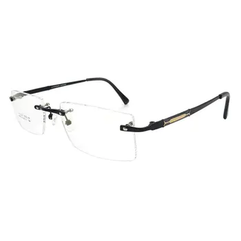 Gmei Optični S8313 Rimless Očala Okvir za moške Rimless Očala Očala