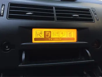 Avto Zaslon Podporo francoski USB Dual-cone Zraka Bluetooth Monitor Rumena 12 Pin za Peugeot 307 407 408 citroen C4 C5
