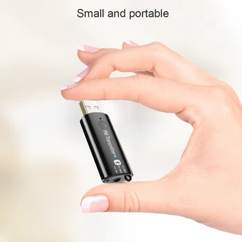DISOUR USB, FM Oddajnik Komplet Bluetooth Mini AUX 3,5 mm Stereo Glasbe Bluetooth Audio Sprejemnik V5.0 Brezžični Adapter Za Avto