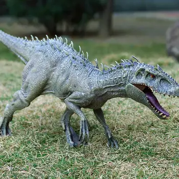 Novo 34x8x18cm Jurassic Indominus Rex figuric Odprtih Ust Divjak Tyrannosaurus Dinossauro Svetu Živali Model Otrok Igrača