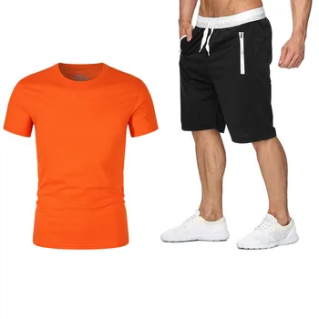 New vroče izdelkov v letu 2020. Lepe poletne hlače, T-shirt kratek rokav casual moški obleko, dvodelno,