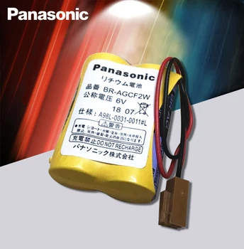 Panasonic Original 4pcs/veliko BR-AGCF2W Litij-6V 2200mAh PLC baterije baterije z rjavo svečke priključki