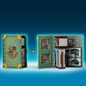 LEGO Harry Potter Bradavičarke Trenutek Napitkov Razred 76383 Zbirateljske Knjiga, Igrača Potovanja Primeru Prenosni Playset Darilo Građevno Igrače