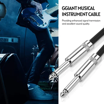 Ggiant AEC-28 Kabel Audio Kabli Kitaro Kabli z 1/4 Palca TS Priključki za Kitaro, 5m / za 16,4 ft kitare kabel za kitare dodatki