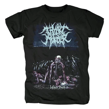 Bloodhoof Tvoja Umetnost Je Umor Deathcore Black Kratkimi Rokavi Moški Bombaža T-shirt Azijskih Velikost