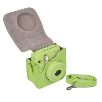 PU Hitra Kamera Torba Primeru za Fujifilm Instax Mini 9 Mini 8 8+ Usnje Fotoaparat Ramenski Trak Vrečko Zaščito Primerih Vrečka s Traku