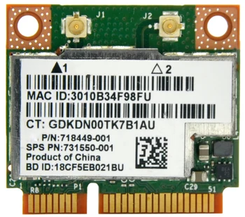 WTXUP za Broadcom BCM943228HMB 802.11 a/g/n/b Dual Band 300Mbps Wireless Mini PCi-Express PCi-E WiFi WLAN Kartico + Bluetooth 4.0