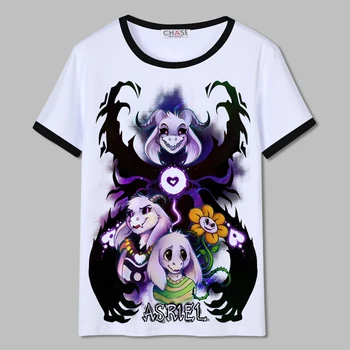 Undertale T-Shirt Igre Anime Majica S Kratkimi Rokavi Ženske Sans Cosplay Kratek Rokav Vrhovi Moških Tees