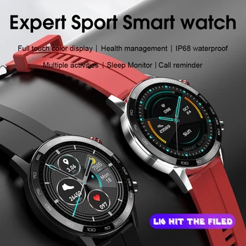 ESEED 2020 L16 Pametno Gledati Moške EKG PPG IP68 Vodotesen Bluetooth Glasba, Srčni utrip, Fitnes Tracker Sport Smartwatch PK L8 L15