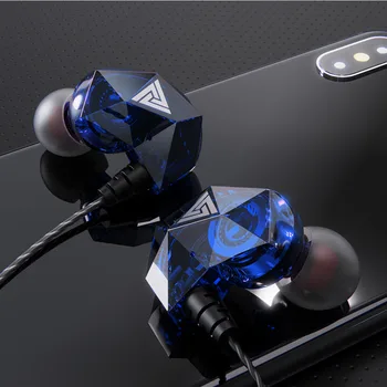 SLILE Za QKZ AK2 športne slušalke teče moda neckband PUBG gaming mobilni telefon music rebass čepi earphoneswith Mic
