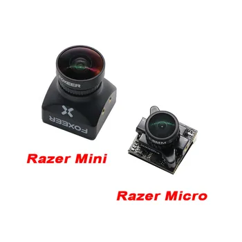 Brezplačna dostava Foxeer Razer Mikro 1200TVL 1,8 mm Objektiv FPV Kamero PAL/NTSC Switchable Sistem 4:3 FPV Kamero Za FPV Dirke Brnenje
