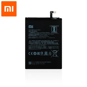 Original pametni telefon baterija za Xiaomi Max 3 (3.8 Proti, 5500 mAh, BM51)