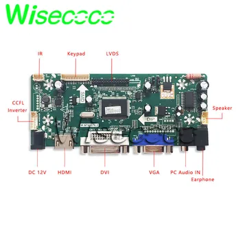 Wisecoco je 23,8 Palčni fhd 1920x1080 IPS lcd zaslon HDMI VGA DVI LVDS nadzorni odbor za Namizje Monitorja