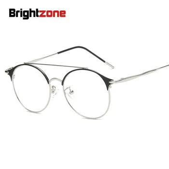Brightzone Nove Anti Modra Svetloba Očala Računalnik Jasno, Kovine, Stekla Jedrnato Kampusu Moških Optični Ženske Očala Okvirji Pribor
