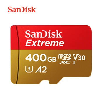Sandisk Extreme Micro SD Kartico 160MB U3 V30 A2 64GB 128GB 256GB 400GB microsd Original TF Kartico 32GB A1 flash Pomnilniške Kartice