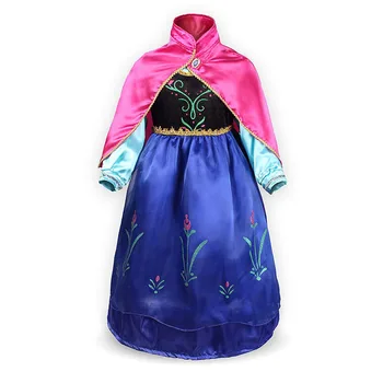 Princesa Obleke za Dekleta Belle Oblačenja Otrok Elsa Ana sneguljčica Halloween Kostum Dekle Rojstni dan Fancy Frocks Oblačila