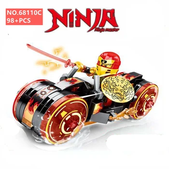 4Types Ninja Motor Motocikla Model Številke gradniki Otroci Igrače Opeke Darilo za Otroke, Fantje