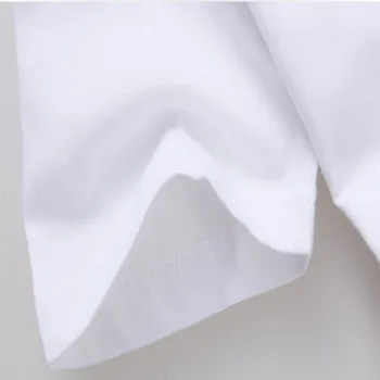 Narejene na Kitajskem Natisnjeni smešno Ženske črko T majica kratek rokav moda priložnostne beli vrhovi t shirt graphic tee ženske oblačila