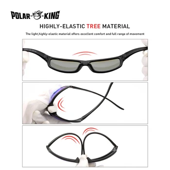 Polarking blagovne Znamke, Oblikovanje Nove Polarizirana sončna Očala Moških Prilagodljiv TPEE Materiala Moški Očala sončna Očala Potovanja Ribolov Oculos