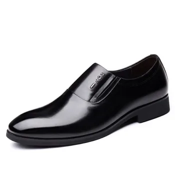 Klasični Poslovni Moške Obleko, Čevlje, Modno Elegantna Formalno Poročni Čevlji Moški Zdrsne na Urad Oxford Čevelj za Moške Črne 2020 Poletje