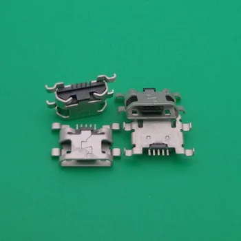 100 kozarcev Mini Micro usb priključek za Napajanje USB Polnilnik za Polnjenje Jack Vtičnica napajalni kabel Priključek Za LENOVO A910