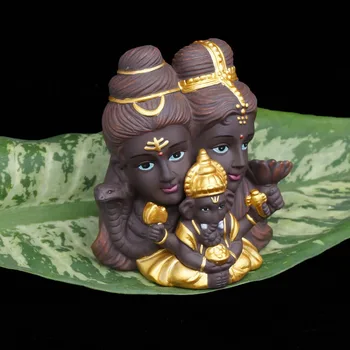 Shiva ganesha vishnu kip indija joga keramični kip bude doma dekor slon bog sobi doma oiffice dekoracijo darilo