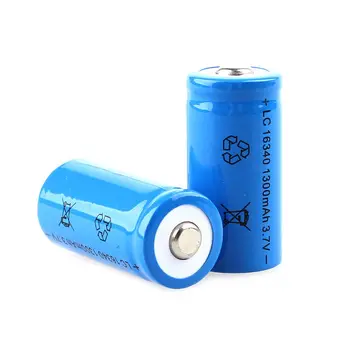 4pc 16340 3,7 V 1200mAh CR123A Polnilna Litij-ionska Baterija za LED Svetilko, Baklo +Potovalni Polnilnik Za 16340 CR123 Batteria