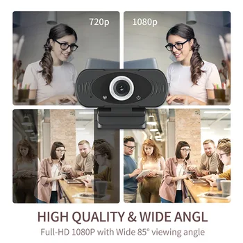 IMILAB 1080P HD WebCamera poslovni Razred Kamero Vgrajeno Dvojno Mics Smart USB Webcamera PLUG&PLAY za Namizni Prenosni računalniki PC Doma