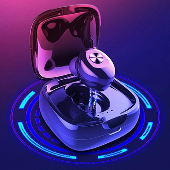 Bluetooth Slušalke 3D Stereo V5.0 Bluetooth Slušalke Mini Brezžična Slušalka z Brezplačno Polje Šport Čepkov Gaming auriculares