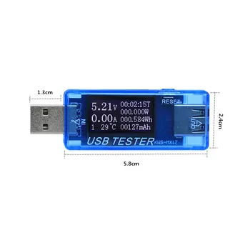 8 v 1 USB Tester voltmeter Trenutno Detektor Trenutne Napetosti, Merilnik energije, moči banke polnilnik Polnilnik USB Zdravnik 39%off