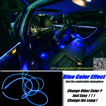 Notranjost Okoljske Svetlobe Iskanje Vzdušje svjetlovodni Band Luči Za Ford Falcon Fairmont FTE TE50 TS50 Vrata Panel osvetlitev