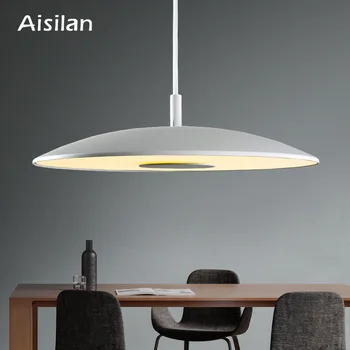 Aisilan Kuhinja Nordijska moda preprost led obesek luč za jedilnico aluminija visi študijske sobe, lučka