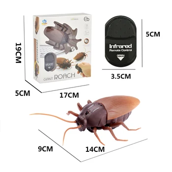 RC-Daljinsko upravljanje Električni Ščurek Roach Bug Roaches Igrača Potegavščina Smešno Trik Šala Igrače Poseben Realističen Model Simulacije Ponaredek