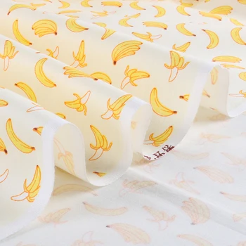 Nanchuang Banana Natisnjeni Keper Bombažne Tkanine Za DIY Šivanje&Quilting Blazino Blazine Stanja Otroka Otrok Materiala 50x160cm