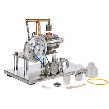 Zrak Stirling Motor Motor Model Električne Energije Generator Bilance Stirling Motor Znanost Eksperiment Kit Komplet Izobraževalne Igrače